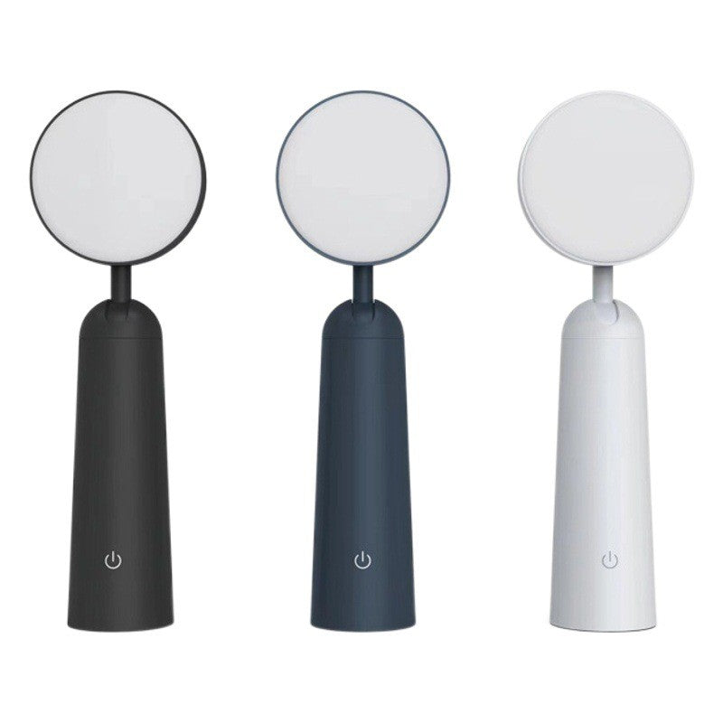 Rechargeable LED Table Lamp, Touch Dimming, 3-Color, Modern Simple Home