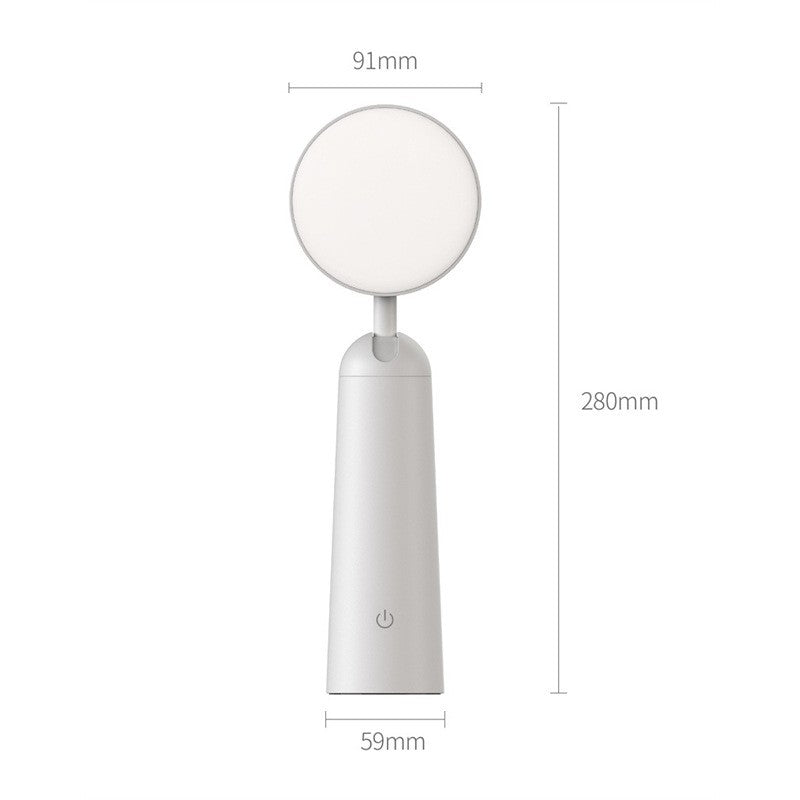 Rechargeable LED Table Lamp, Touch Dimming, 3-Color, Modern Simple Home