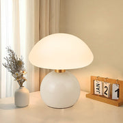 French Cream Style LED Table Lamp, Bedside Night Light, Scandinavian Romantic Decor, Touch
