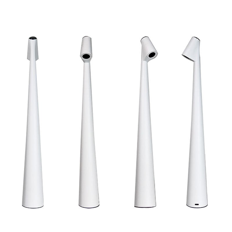 Modern Minimalist USB Rechargeable Table Lamp, Metal Base, Bedside Night Light for Living