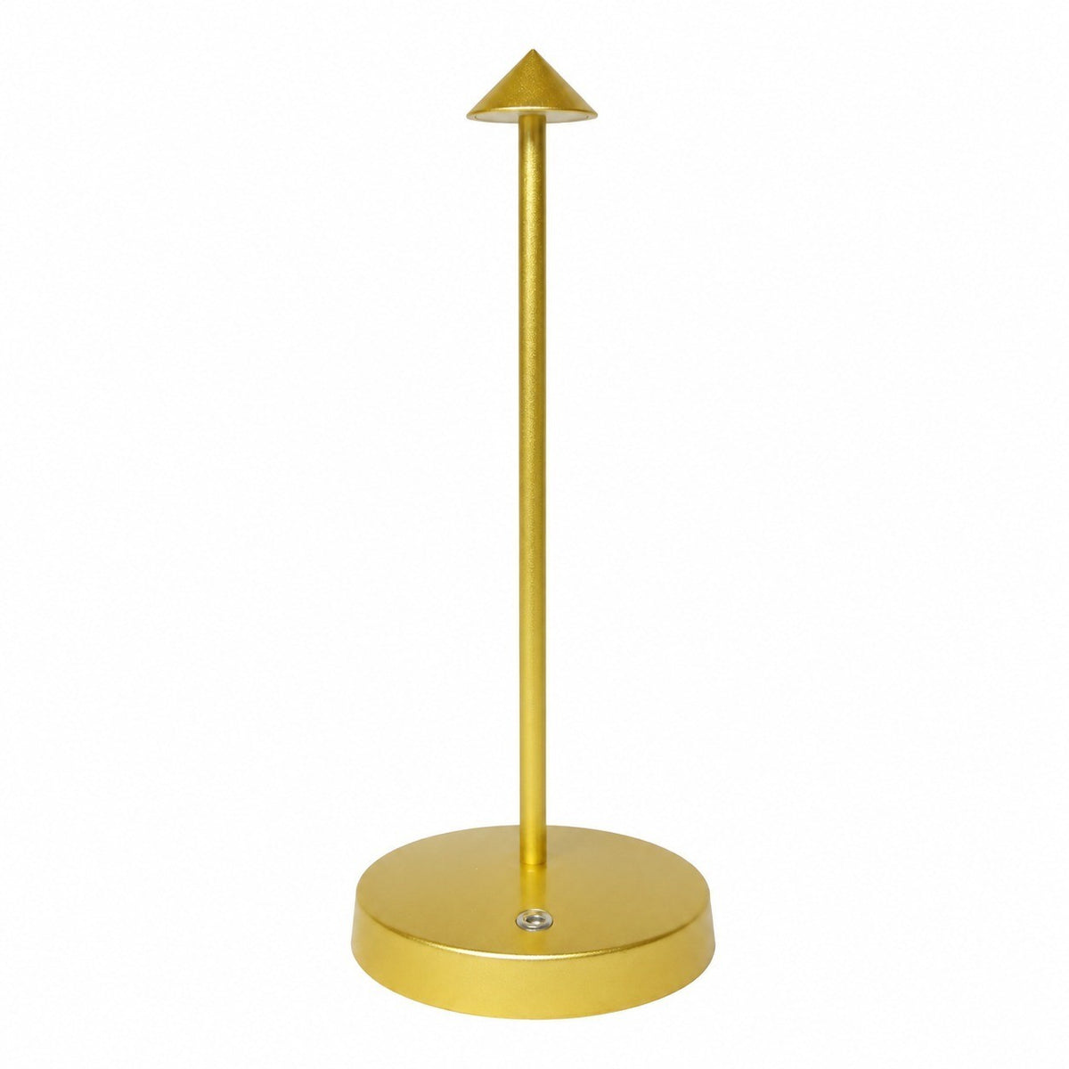 LED Table Lamp for Bedroom, Modern Simple Metal Desk Lamp, Wireless – Gold