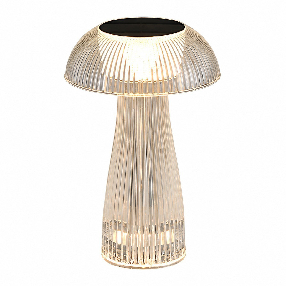 USB Rechargeable Crystal Table Lamp, Dimmable Color-Changing Night Light, Eye-Protection – Jellyfish three-color stepless dimming