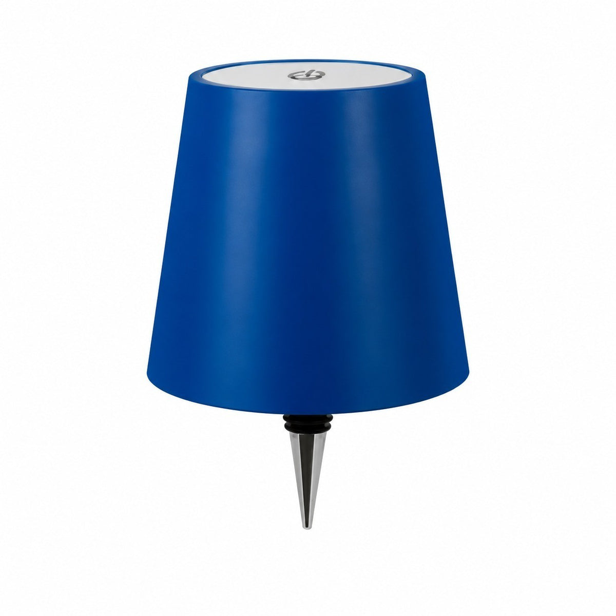 Rechargeable Wine Bottle Night Light, Decorative Ambient Light for Dining Table – Dark blue-abs (upgraded version) three-tone lighting + type-c charging
