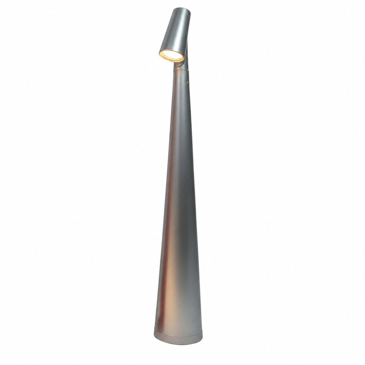 Modern Minimalist Tall Table Lamp, Touch Night Light, Bedroom Bar Atmosphere – Silver