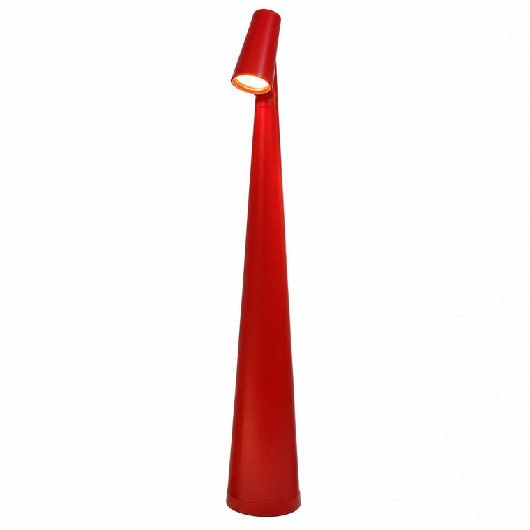 Modern Minimalist Tall Table Lamp, Touch Night Light, Bedroom Bar Atmosphere – Burgundy