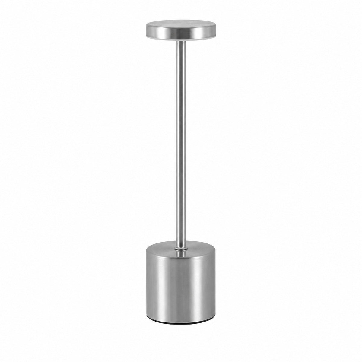 Rechargeable LED I-Shaped Table Lamp, Touch Night Light, Eye-Protecting Ambient Light, Bar – I-beam silver