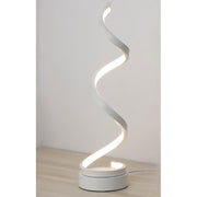 Modern Spiral Desk Lamp, Adjustable LED USB Powered, Light Luxury, EU CE Certified Table