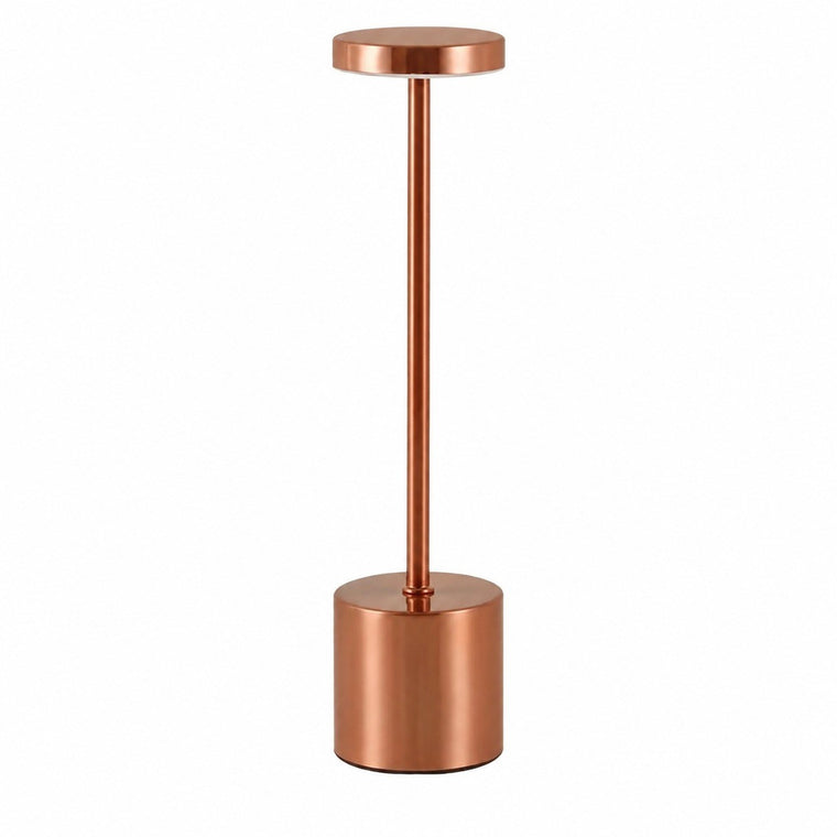 Rechargeable LED I-Shaped Table Lamp, Touch Night Light, Eye-Protecting Ambient Light, Bar – I-beam red