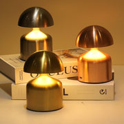 Rechargeable Nordic Bar Counter Night Light, Retro Ambient Lamp, Metal, Touch Dimming Table