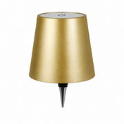 Rechargeable Wine Bottle Night Light, Decorative Ambient Light for Dining Table – Gold-abs (upgraded version) three-tone lighting + type-c charging