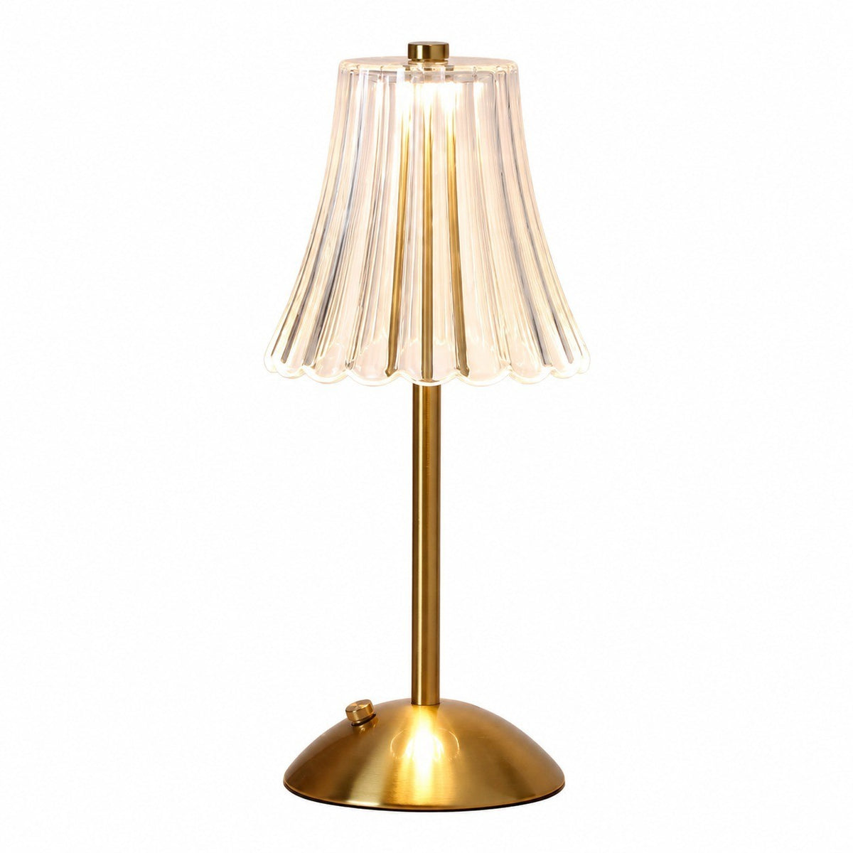 Crystal Pumpkin Night Light, Touch Lamp with Charging, Modern Minimalist Bedside Table – Small speaker table lamp