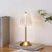 Crystal Pumpkin Night Light, Touch Lamp with Charging, Modern Minimalist Bedside Table