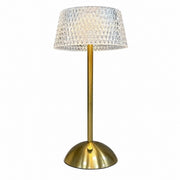 Crystal Pumpkin Night Light, Touch Lamp with Charging, Modern Minimalist Bedside Table – Raindrop table lamp