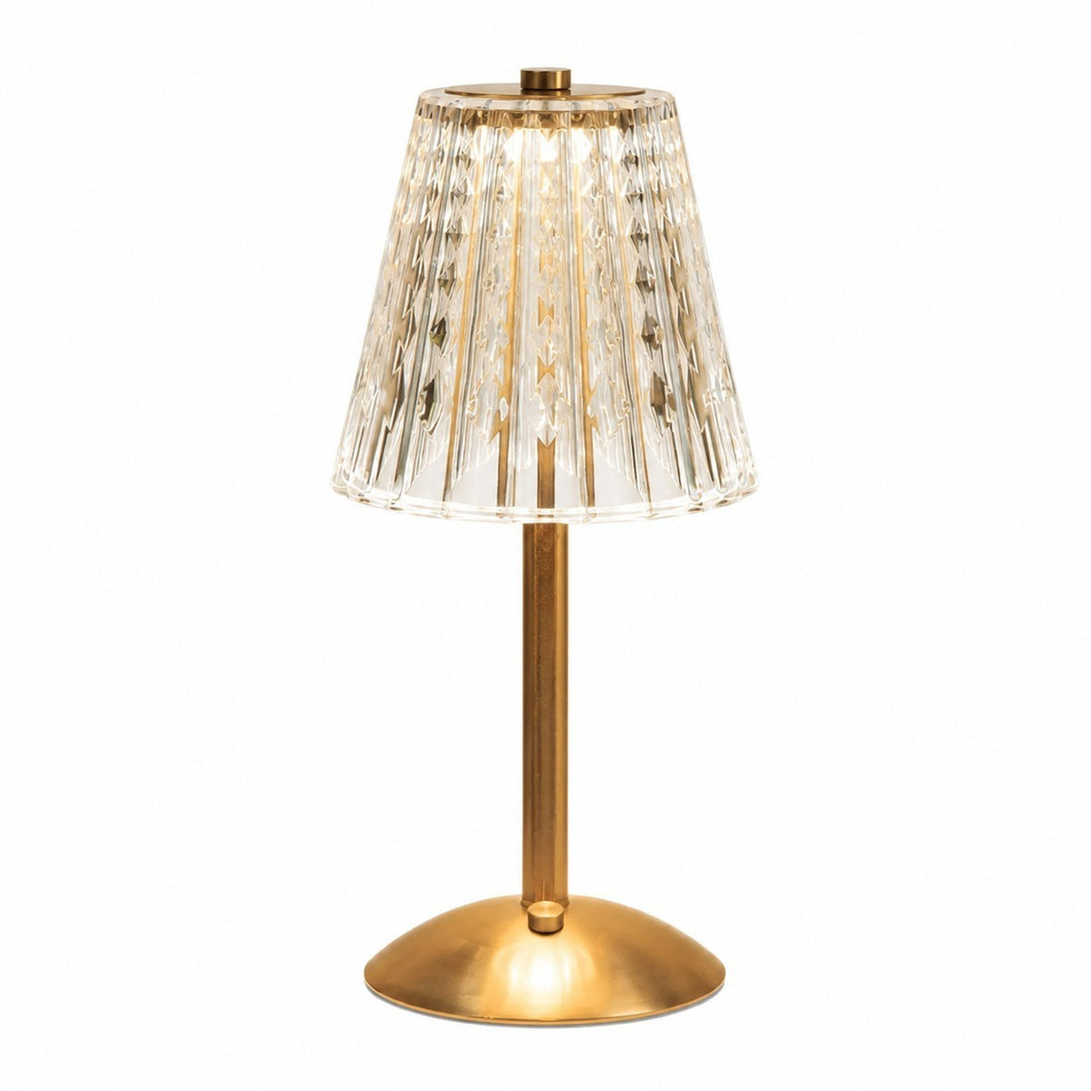 Crystal Pumpkin Night Light, Touch Lamp with Charging, Modern Minimalist Bedside Table – Star point table lamp