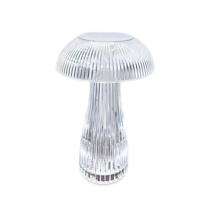 USB Rechargeable Crystal Table Lamp, Dimmable Color-Changing Night Light, Eye-Protection