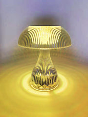 USB Rechargeable Crystal Table Lamp, Dimmable Color-Changing Night Light, Eye-Protection