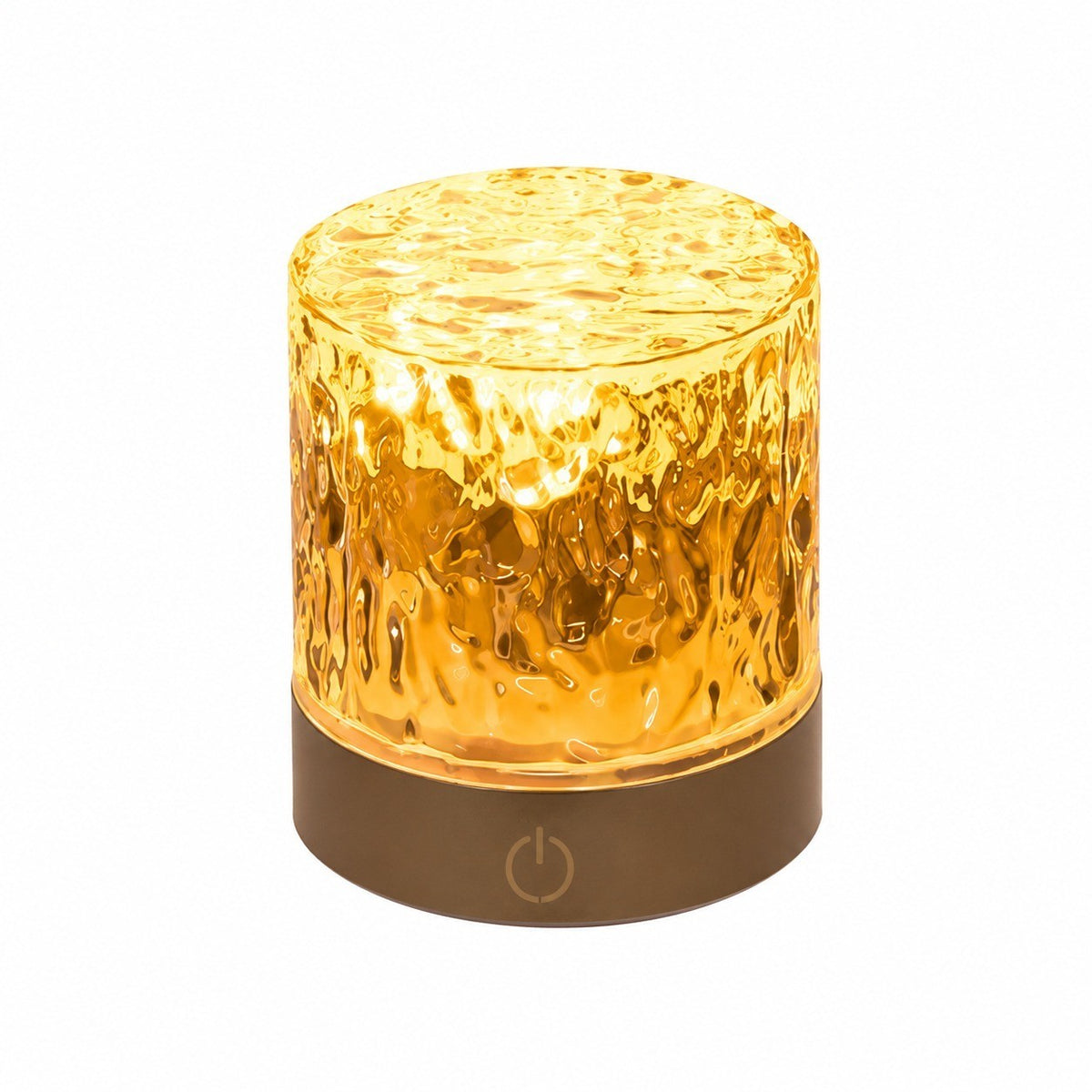Water Ripple Night Light, Bedside Table Lamp, Stepless Dimming, Ambient Mood Projection – Three-color dimming usb charging model