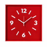 China Aluminum Frame Silent Wall Clock, Modern Dopamine Art, Battery Powered – China Red / Extra Large, 40 x 40 cm
