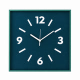 China Aluminum Frame Silent Wall Clock, Modern Dopamine Art, Battery Powered – Ink Green / Large, 30 x 30 cm