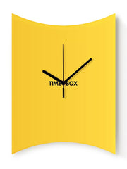 Modern Time Box Art Wall Clock, Frameless 3 mm Panel, Living Room