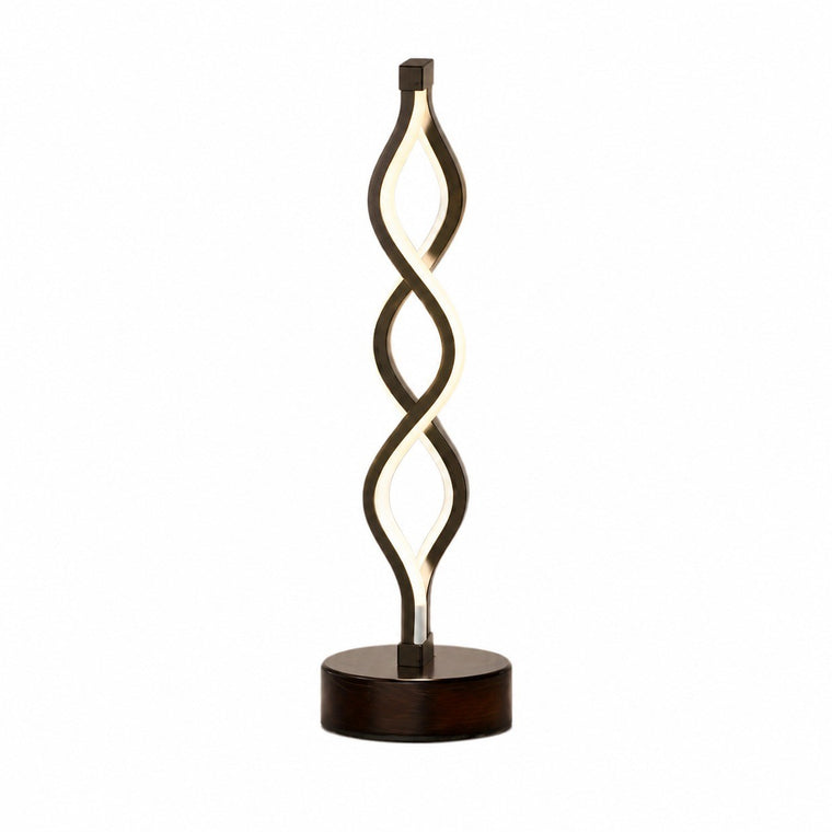Seaweed Table Lamp, Adjustable LED Night Light, Metal Shade, Creative Bar Atmosphere – Seaweed table lamp white
