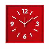 China Aluminum Frame Silent Wall Clock, Modern Dopamine Art, Battery Powered – China Red / Large, 30 x 30 cm