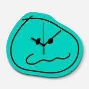 Mischief Maker Art Wall Clock, Frameless 3 mm Panel, Cartoon Decor for Living Room – Mischief Maker, Green