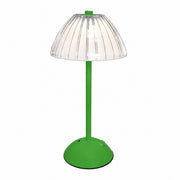 Mushroom Night Light LED Bedside Lamp, Touch Control, Acrylic, Ambient Decor for Bedroom – Green