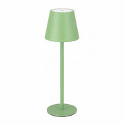 Rechargeable Touch Control Tall Table Lamp, Wireless Ambient Night Light for Bedroom – Green