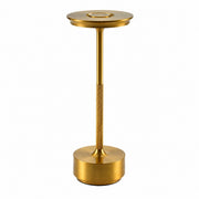 LED Table Lamp Night Light, USB Rechargeable, Touch Dimming, Eye-Protection, Bedroom – Gold