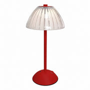 Mushroom Night Light LED Bedside Lamp, Touch Control, Acrylic, Ambient Decor for Bedroom – Red