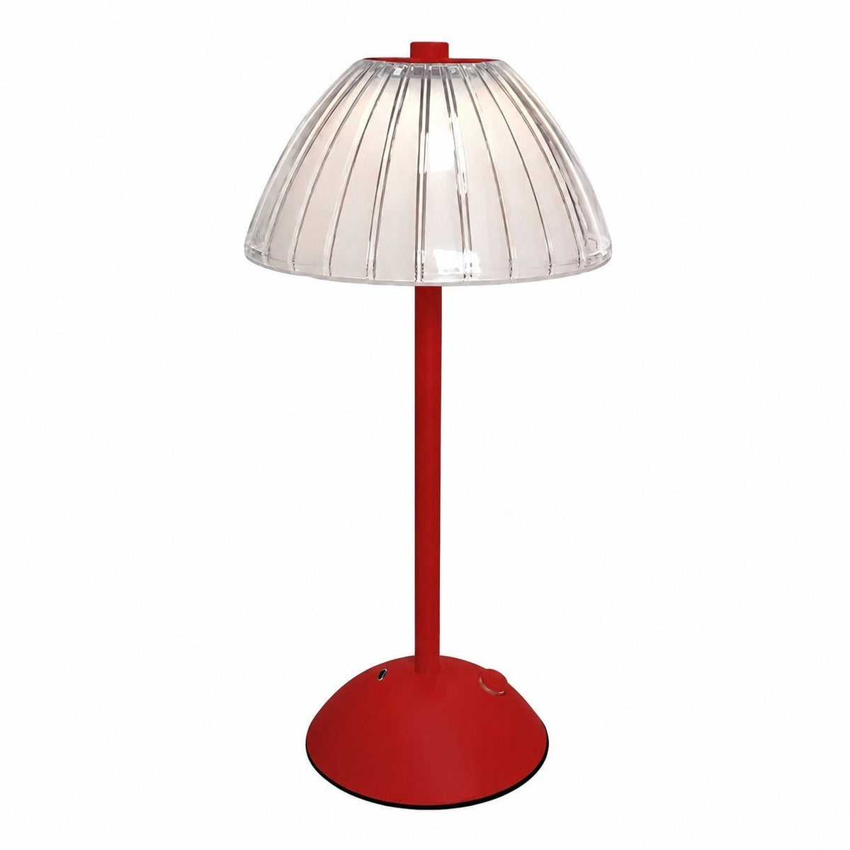 Mushroom Night Light LED Bedside Lamp, Touch Control, Acrylic, Ambient Decor for Bedroom – Red