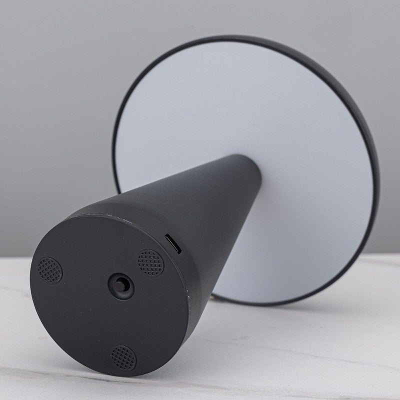 Iron Mushroom Table Lamp, Wireless Charging Touch Night Light, Nordic Bedside Decor
