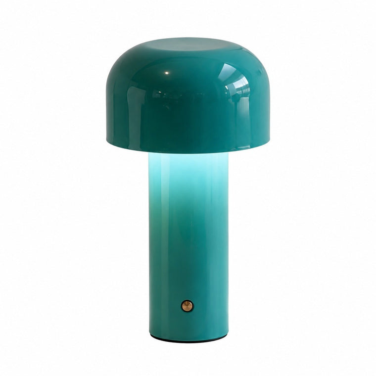 Iron Mushroom Table Lamp, Wireless Charging Touch Night Light, Nordic Bedside Decor – Default Title