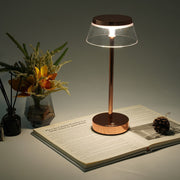 Rechargeable LED Night Light, Bar Table Lamp, Touch Switch, Battery Powered, Living Room
