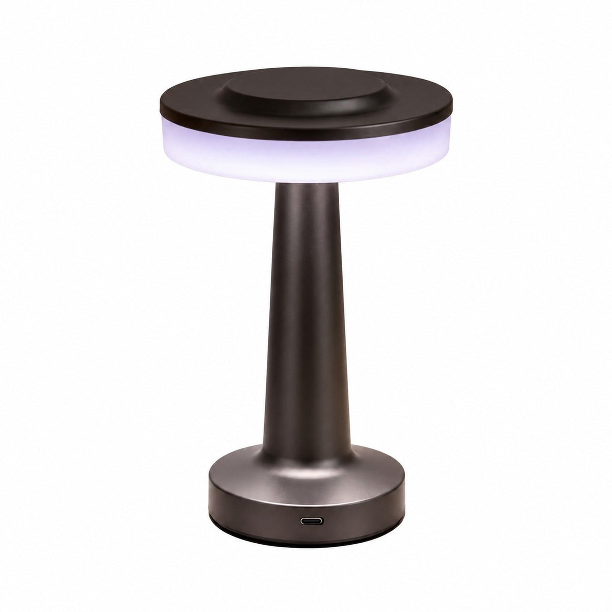 Iron Art Dumbbell Table Lamp, Rechargeable Night Light, Creative Decor for Coffee – Default Title