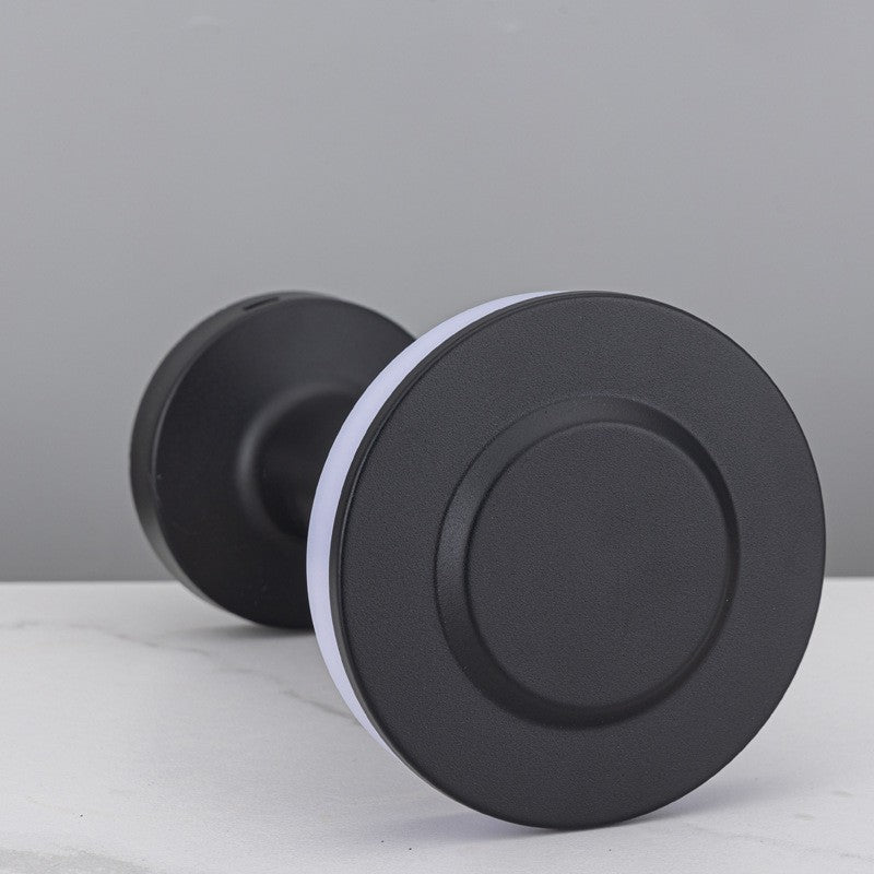 Iron Art Dumbbell Table Lamp, Rechargeable Night Light, Creative Decor for Coffee