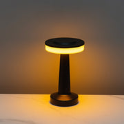 Iron Art Dumbbell Table Lamp, Rechargeable Night Light, Creative Decor for Coffee