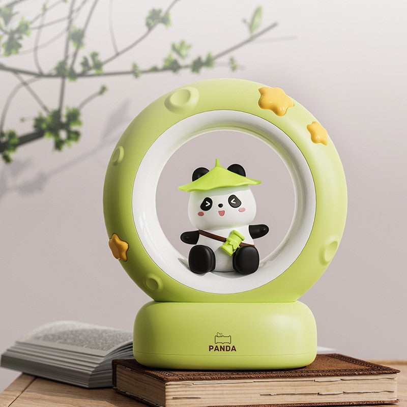 Panda Table Lamp Night Light, Eye Protection Bedside Lamp for Baby Feeding, Dormitory