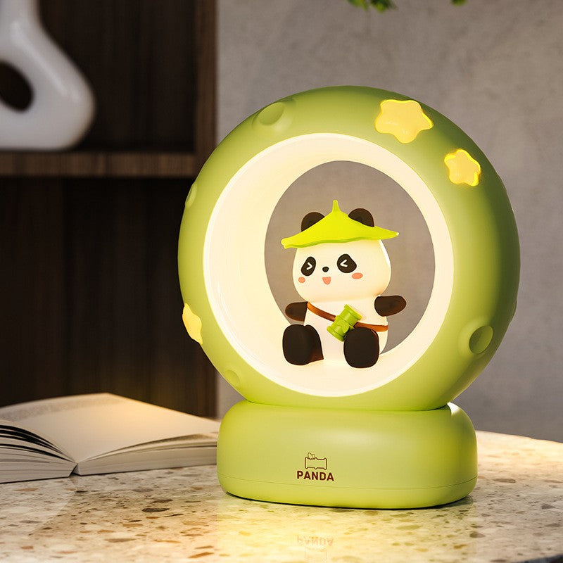 Panda Table Lamp Night Light, Eye Protection Bedside Lamp for Baby Feeding, Dormitory