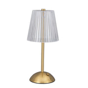 Retro LED Table Lamp, Touch Control, USB Rechargeable, Acrylic Night Light, 3 Colors