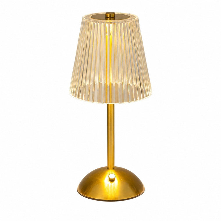 Retro LED Table Lamp, Touch Control, USB Rechargeable, Acrylic Night Light, 3 Colors – Default Title