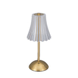 Iron Art LED Night Light, Rechargeable Table Lamp, Touch Switch, Bedroom Decor, Gift