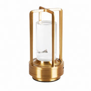 Rechargeable Touch LED Night Light, All-Aluminum, Acrylic, Camping Tent Decor, Bedroom – Gold