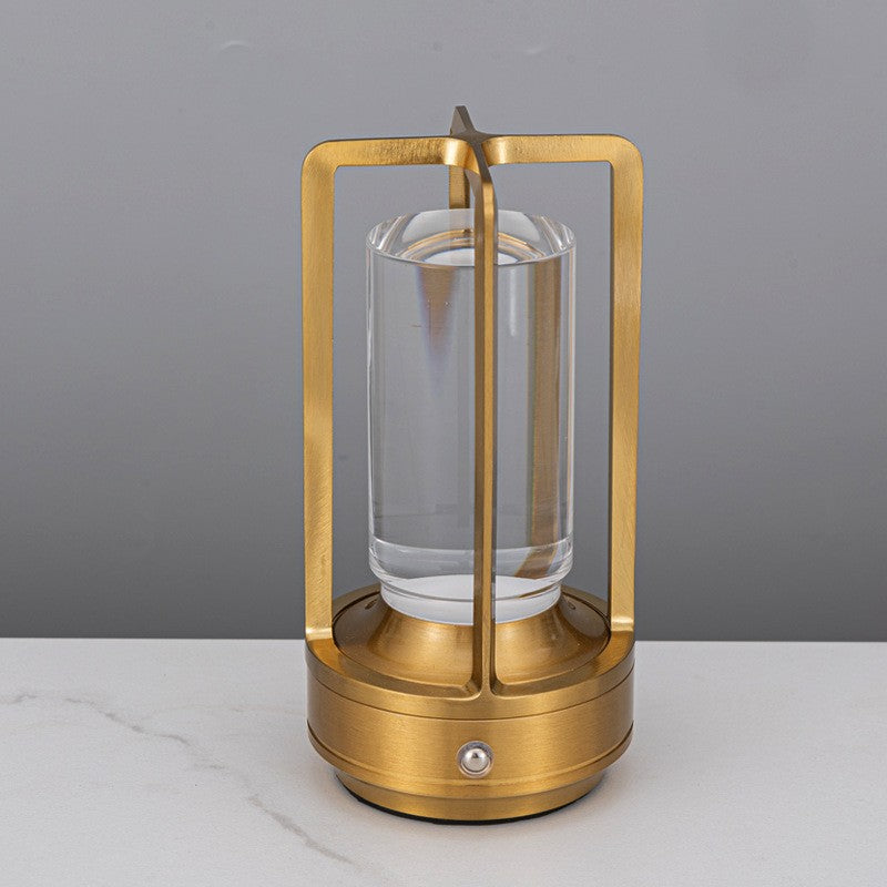 Rechargeable Touch LED Night Light, All-Aluminum, Acrylic, Camping Tent Decor, Bedroom