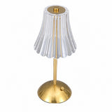 Iron Art LED Night Light, Rechargeable Table Lamp, Touch Switch, Bedroom Decor, Gift – Rechargeable model 1
