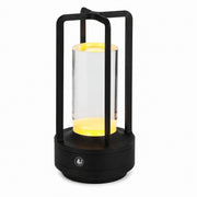 Rechargeable Touch LED Night Light, All-Aluminum, Acrylic, Camping Tent Decor, Bedroom – Black