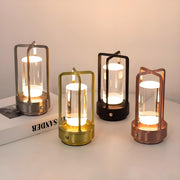 Rechargeable Touch LED Night Light, All-Aluminum, Acrylic, Camping Tent Decor, Bedroom