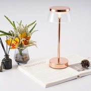 Rechargeable LED Night Light, Bar Table Lamp, Touch Switch, Battery Powered, Living Room
