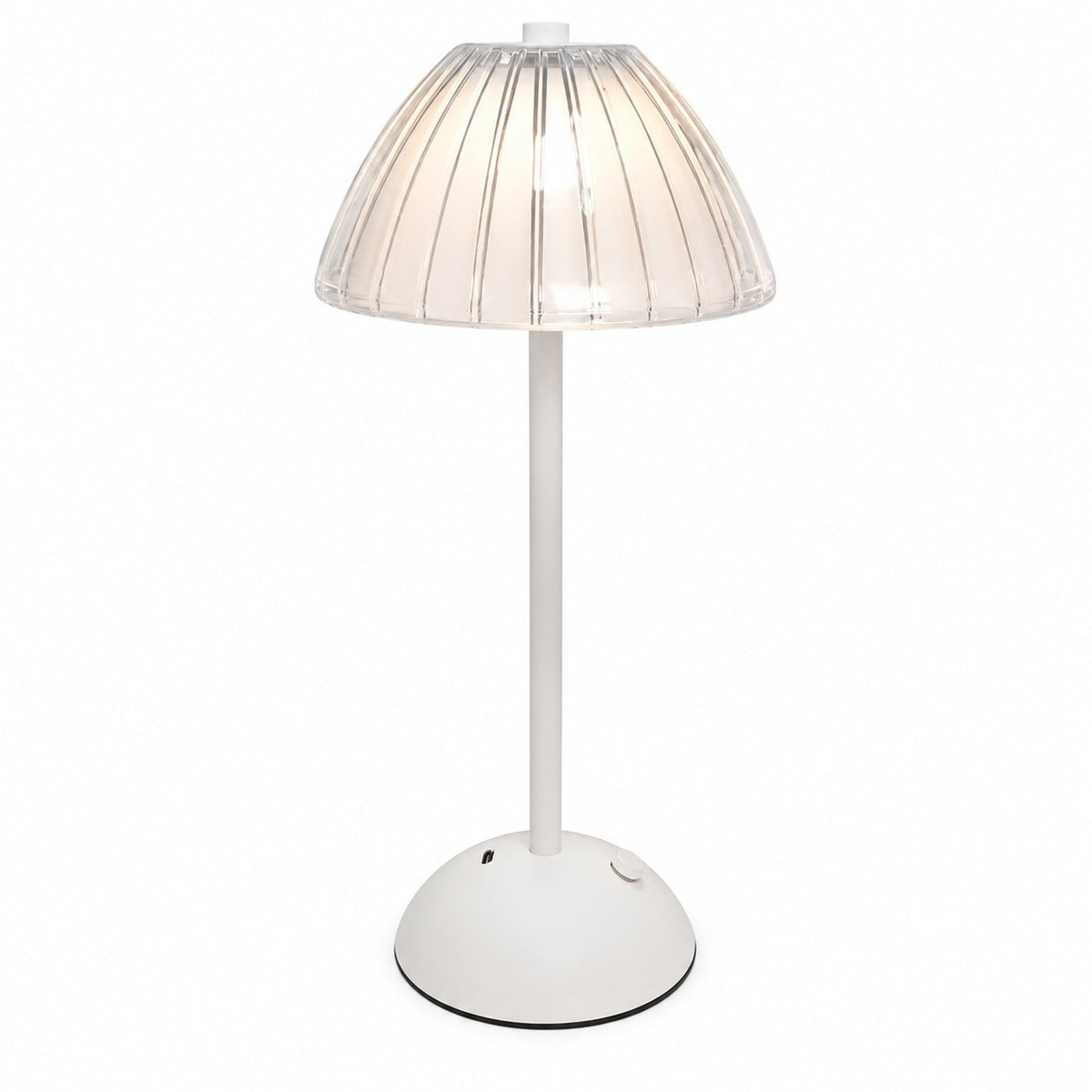 Mushroom Night Light LED Bedside Lamp, Touch Control, Acrylic, Ambient Decor for Bedroom – White